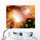 Delicate Green Crystals Sprinkled Wall Decal