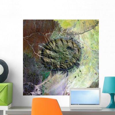 Brandberg Massif Northern Namibia Wall Decal shown on a wall
