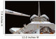 Space Shuttle Discovery's Payload Wall Decal Design 1