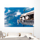 Astronauts Participate Extravehicular Activity Wall Decal Design 2