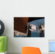 Astronaut Works with Port Wall Decal Design 2