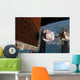 Astronaut Works with Port Wall Decal Design 2