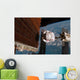 Astronaut Works with Port Wall Decal Design 2