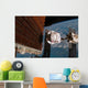 Astronaut Works with Port Wall Decal Design 2