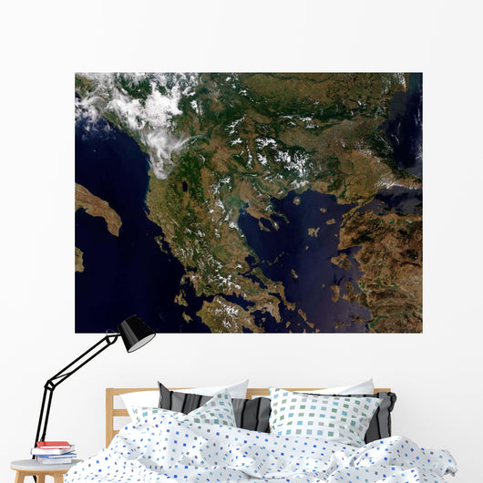 Greece and Its Surrounding Wall Decal