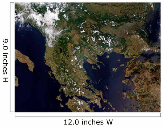 Greece and Its Surrounding Wall Decal