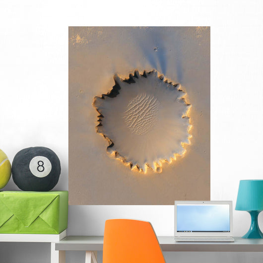 Victoria Crater Mars Wall Decal
