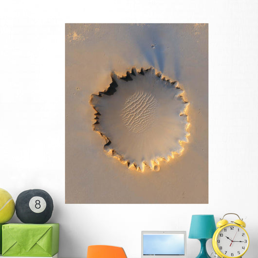 Victoria Crater Mars Wall Decal