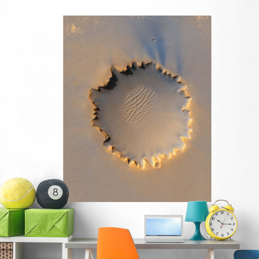 Victoria Crater Mars Wall Decal