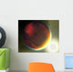 Cloudy Jupiter-like Planet Orbits Wall Decal