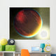 Cloudy Jupiter-like Planet Orbits Wall Decal