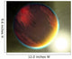 Cloudy Jupiter-like Planet Orbits Wall Decal
