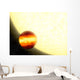 Gas-giant Planet Orbiting Very Wall Decal