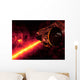 Spitzer Seen against Infrared Wall Decal Design 2