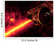 Spitzer Seen against Infrared Wall Decal Design 2