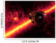 Spitzer Seen against Infrared Wall Decal Design 3