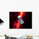 Spitzer Seen against Infrared Wall Decal Design 4