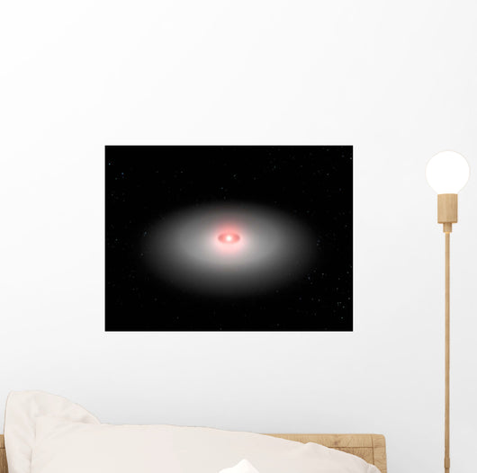 Planetary Debris Encircling Star Wall Decal