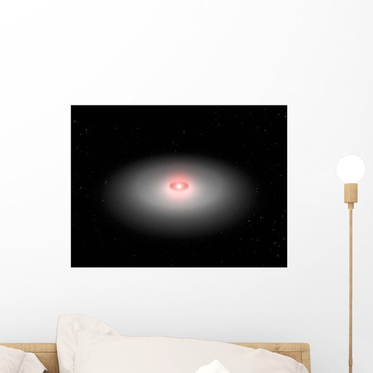 Planetary Debris Encircling Star Wall Decal