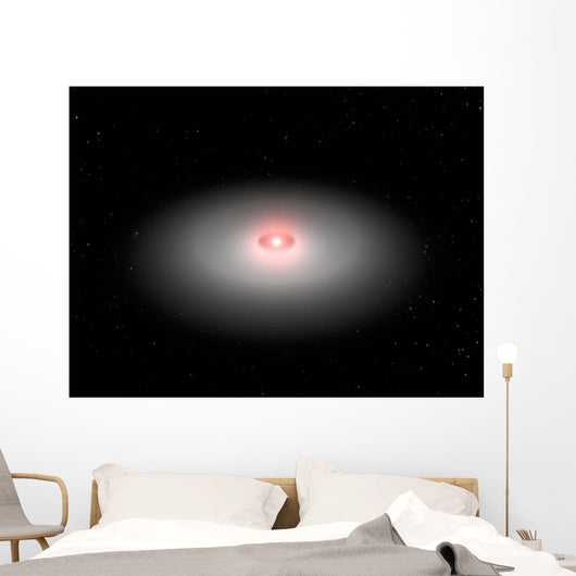 Planetary Debris Encircling Star Wall Decal