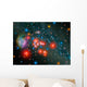 Red Super Giant Cluster Wall Decal