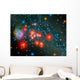 Red Super Giant Cluster Wall Decal