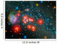 Red Super Giant Cluster Wall Decal