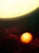 Jupiter-like Planet Soaking up Wall Decal