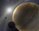 Hypothetical 10-million-year-old Star System Wall Decal