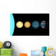 Artist's Rendition Comparing Brown Wall Decal Design 2