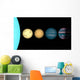 Artist's Rendition Comparing Brown Wall Decal Design 2