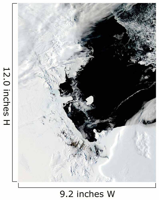 B-15j Iceberg Ross Sea Wall Decal