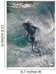 Cloud Vortices off Cheju Wall Decal Design 1