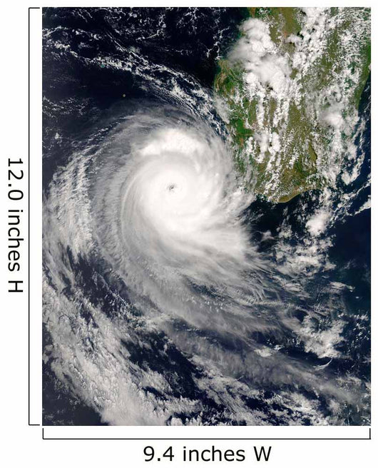 Tropical Cyclone Favio off Wall Decal