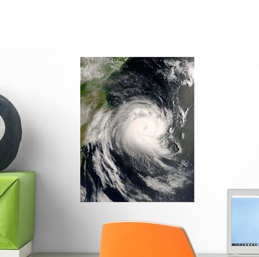 Tropical Cyclone Favio Approaching Wall Decal