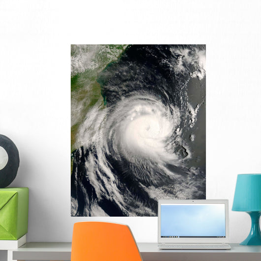 Tropical Cyclone Favio Approaching Wall Decal