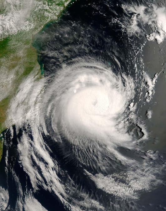Tropical Cyclone Favio Approaching Wall Decal