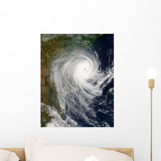 Tropical Cyclone Favio over Wall Decal