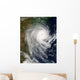 Tropical Cyclone Favio over Wall Decal
