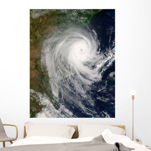 Tropical Cyclone Favio over Wall Decal