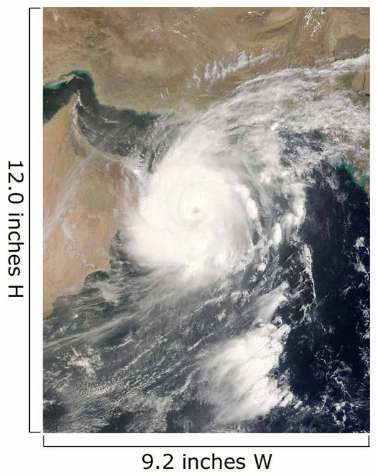 Tropical Cyclone Gonu Arabian Wall Decal