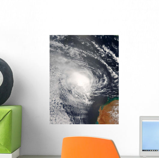 Tropical Cyclone Jacob Approaching Wall Decal