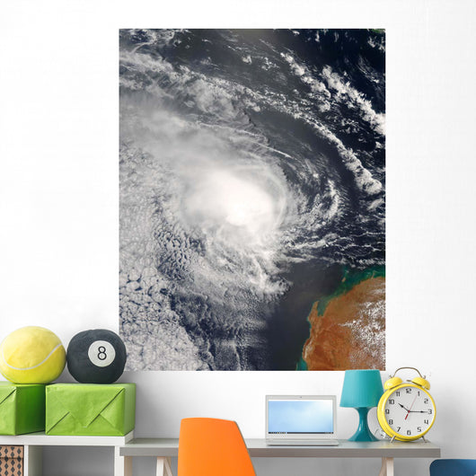 Tropical Cyclone Jacob Approaching Wall Decal