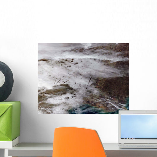 Aircraft Dissipation Trails over Wall Decal