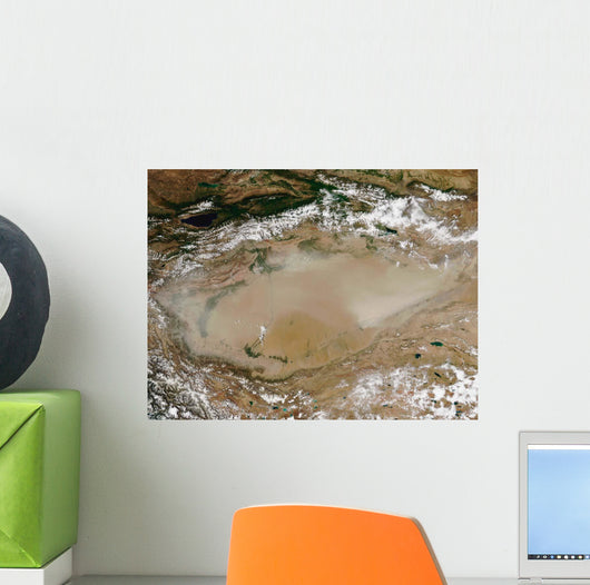 Dust Storm Taklimakan Desert Wall Decal