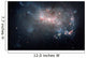 Magellanic Dwarf Irregular Galaxy Wall Decal