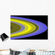 False-color Image Saturn's Rings Wall Decal