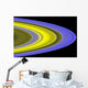 False-color Image Saturn's Rings Wall Decal