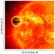 Gas-giant Exoplanet Transiting across Wall Decal