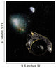 Earth Milky Way Object Wall Decal